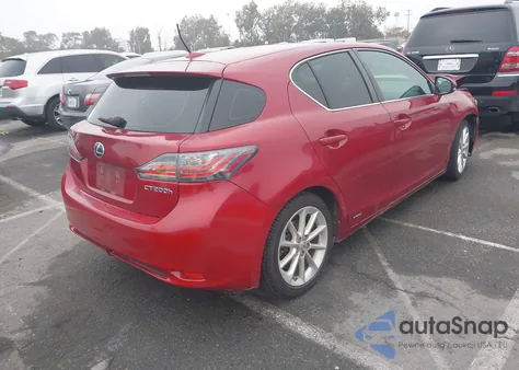 2011 Lexus Ct 200H Premium from USA, damaged, VIN JTHKD5BH8B2044038